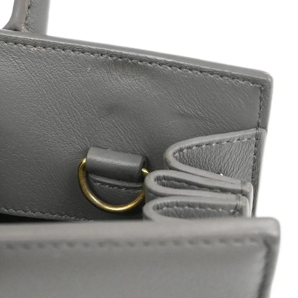 Saint Laurent Gray Calfskin Sac de Jour 2way Handbag YSL398711.0816 145975 - Picture 6 of 10